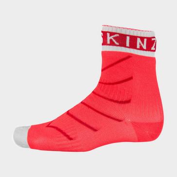 Red Sealskinz Super Thin Pro Ankle Sock with Hydrostop