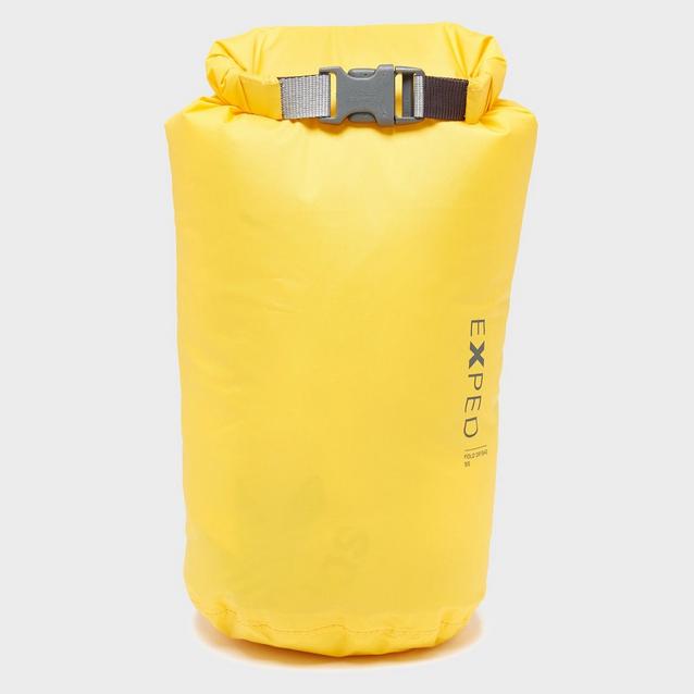 Yellow EXPED Expedition 5L Dry Fold Bag image 1