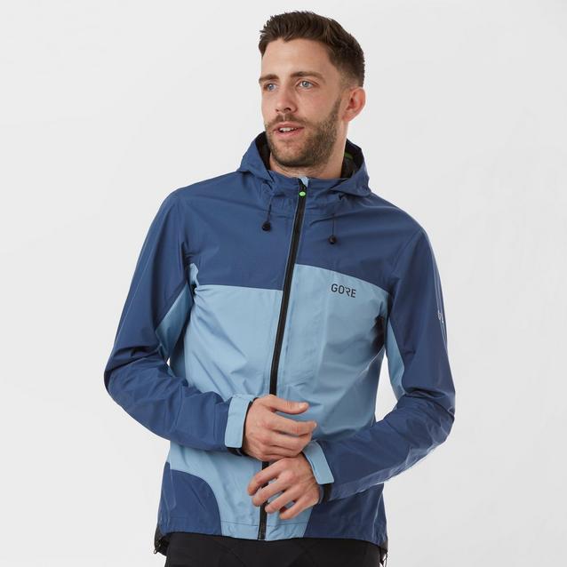 Men's C5 GORE-TEX Active Trail Hooded Jacket Blue