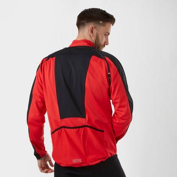 Red Gore Men’s C3 GORE® Windstopper® Phantom Zip-Off Jacket