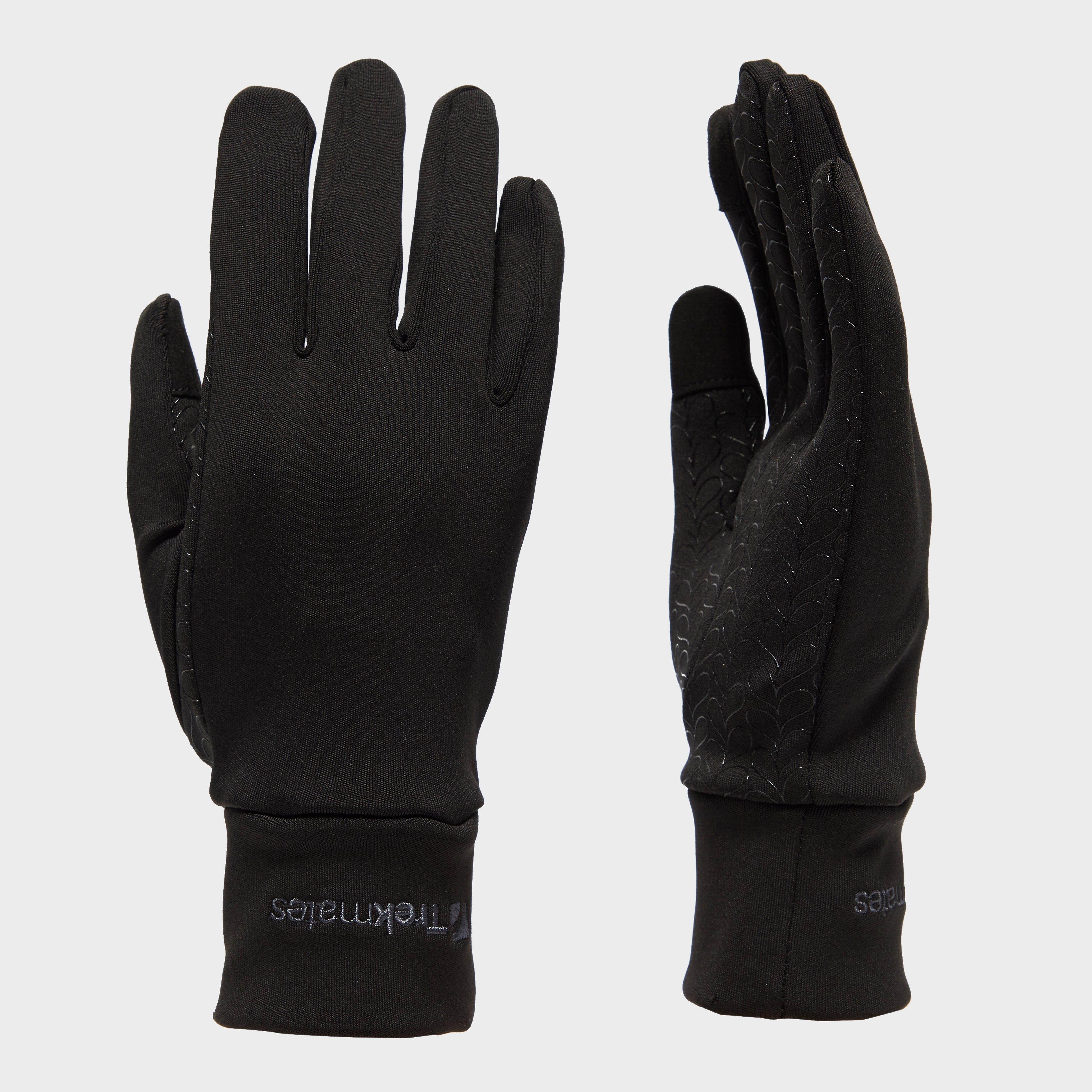 Trekmates Trekmates Womens Touchscreen Grip Gloves - Black, Black Trekmates Trekmates Womens Touchscreen Grip Gloves - Black, Black