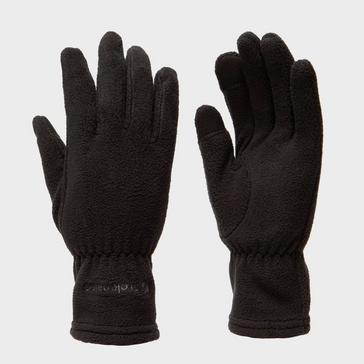 Black Trekmates Women’s Touchscreen Fleece Gloves