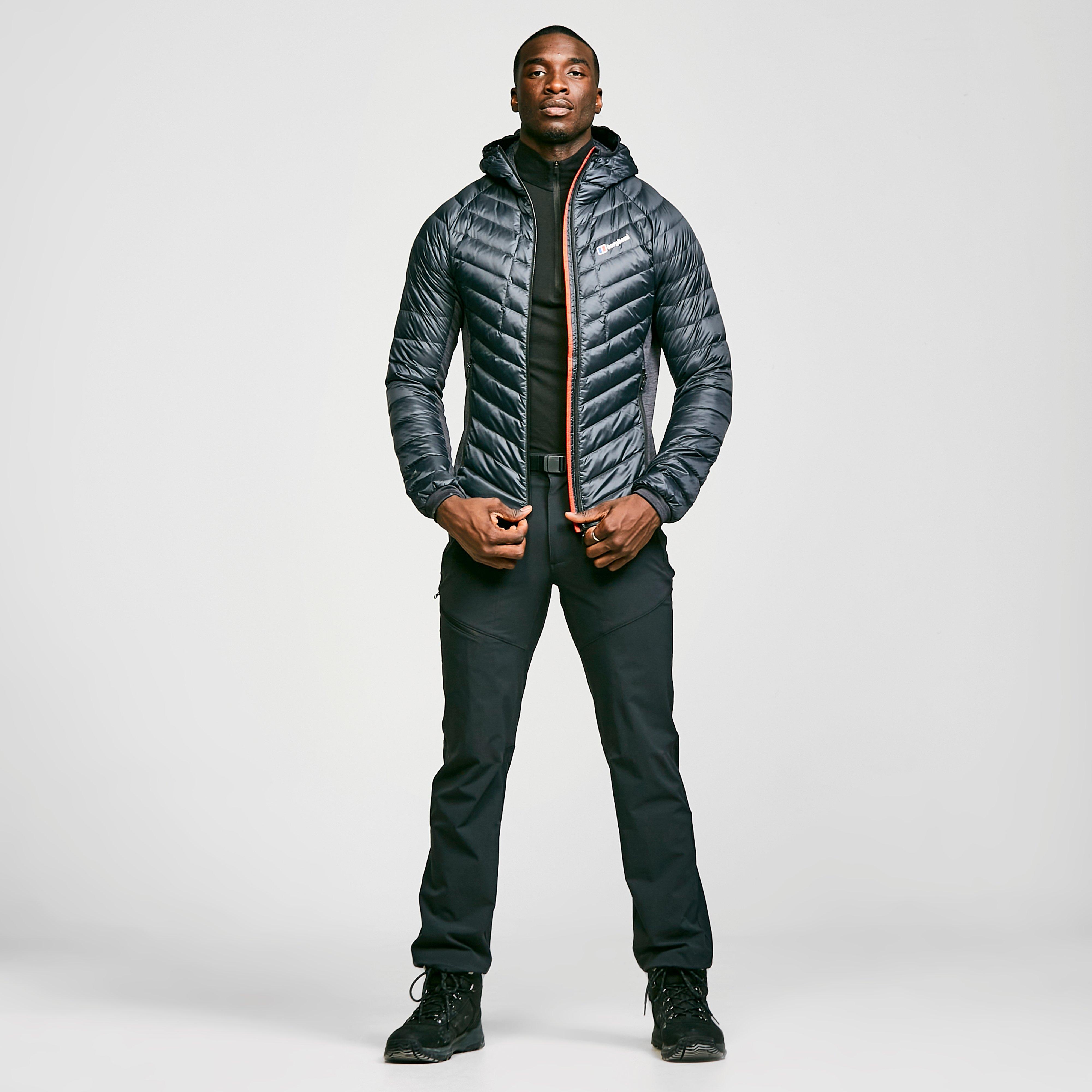 berghaus men's finsler stretch hooded down jacket