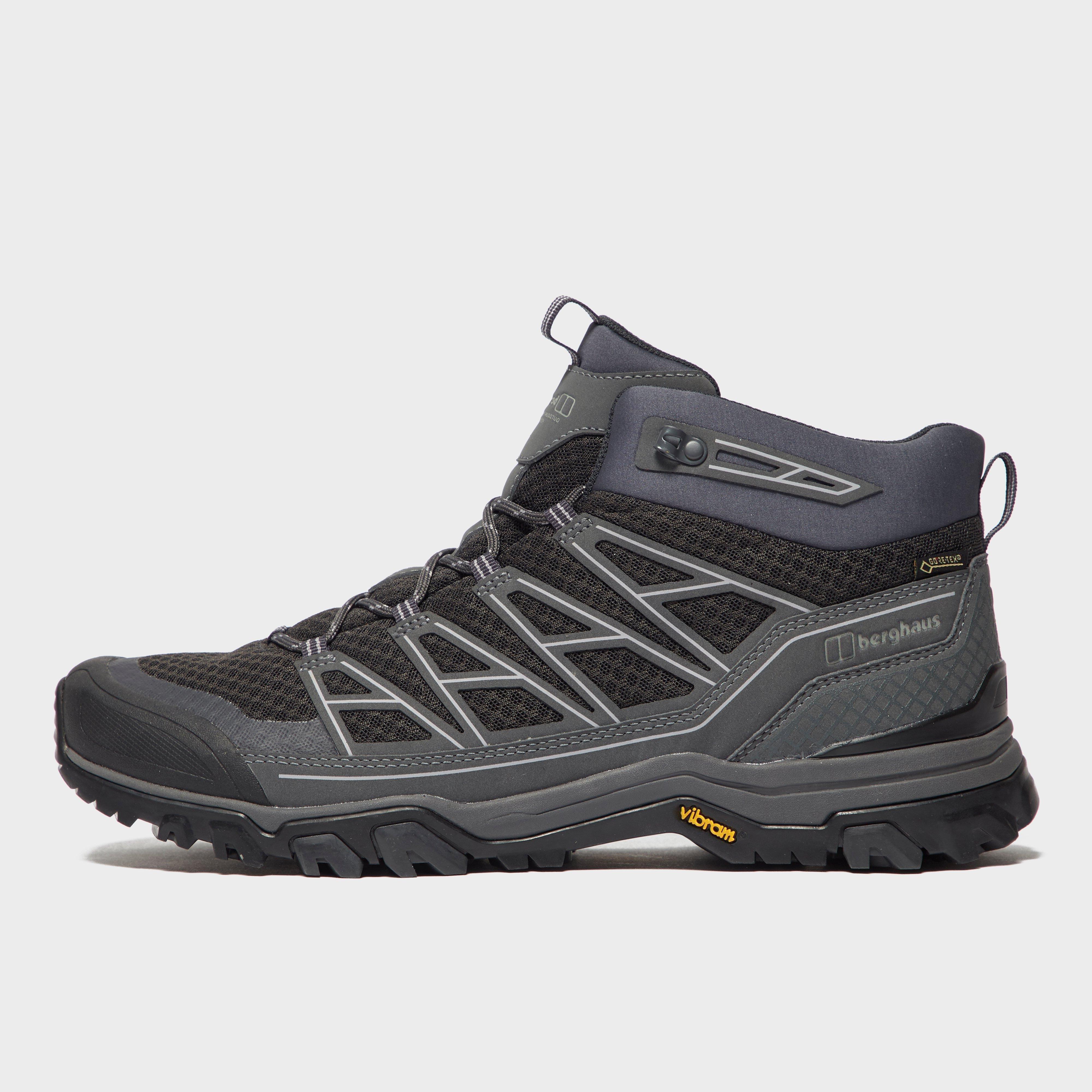 grey walking boots