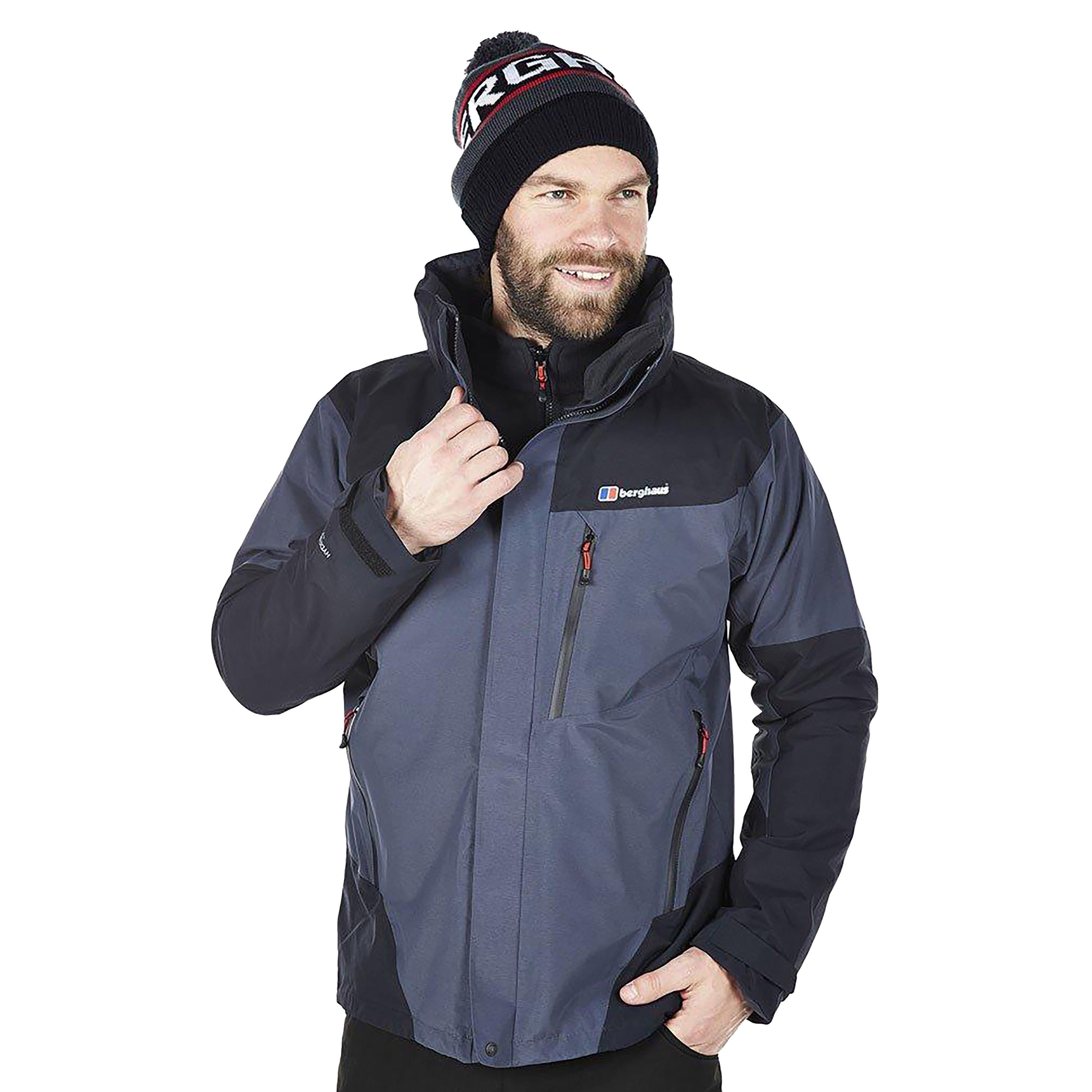 Berghaus Men’s Versatile Arran 3 in 1 Jacket with Adjustable Rollaway Hood