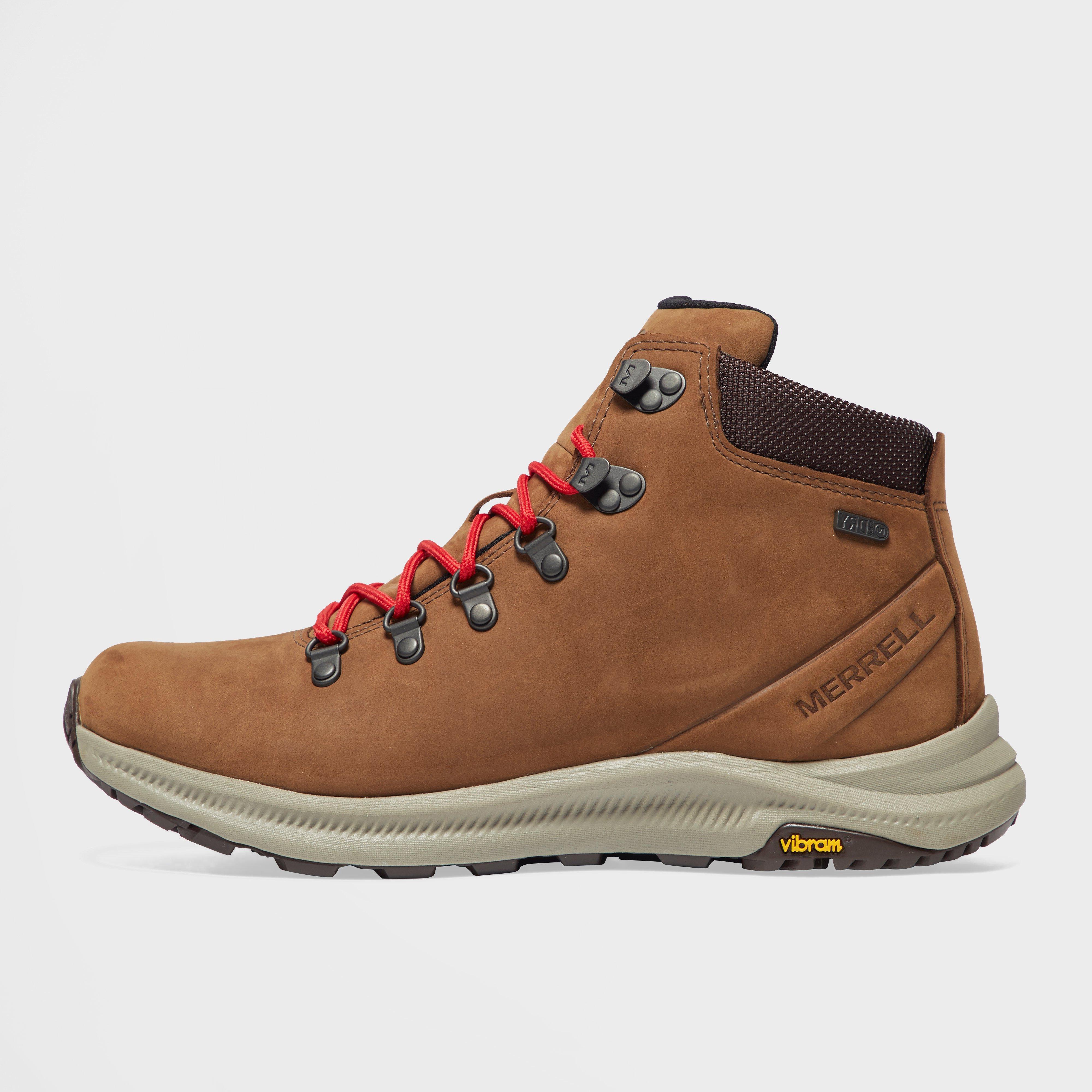 Merrell Merrell Mens Ontario Mid Waterproof Walking Boots - Brown, Brown Merrell Merrell Mens Ontario Mid Waterproof Walking Boots - Brown, Brown