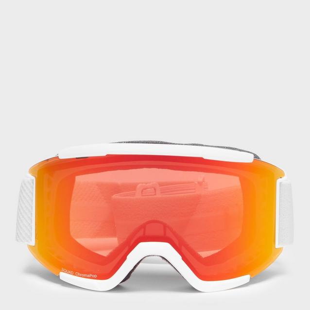 White/Blue SMITH Men’s Squad Ski Goggles image 1