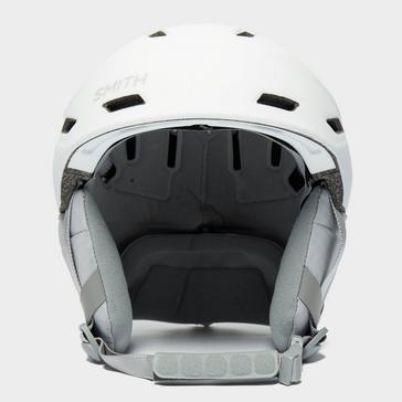 white SMITH Women’s Mirage Ski Helmet