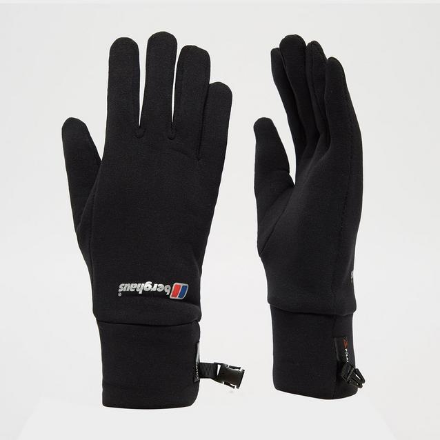 Black Berghaus Power Stretch Gloves image 1