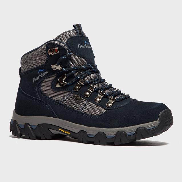 Navy walking outlet boots