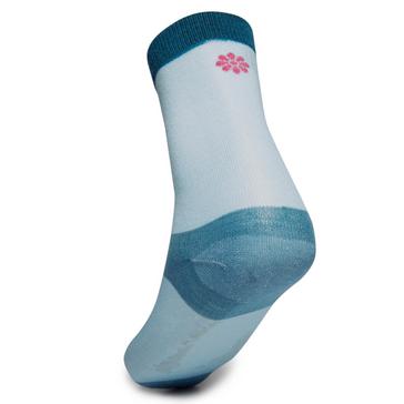Blue Bridgedale Women's Coolmax Liner Socks - 2 pack