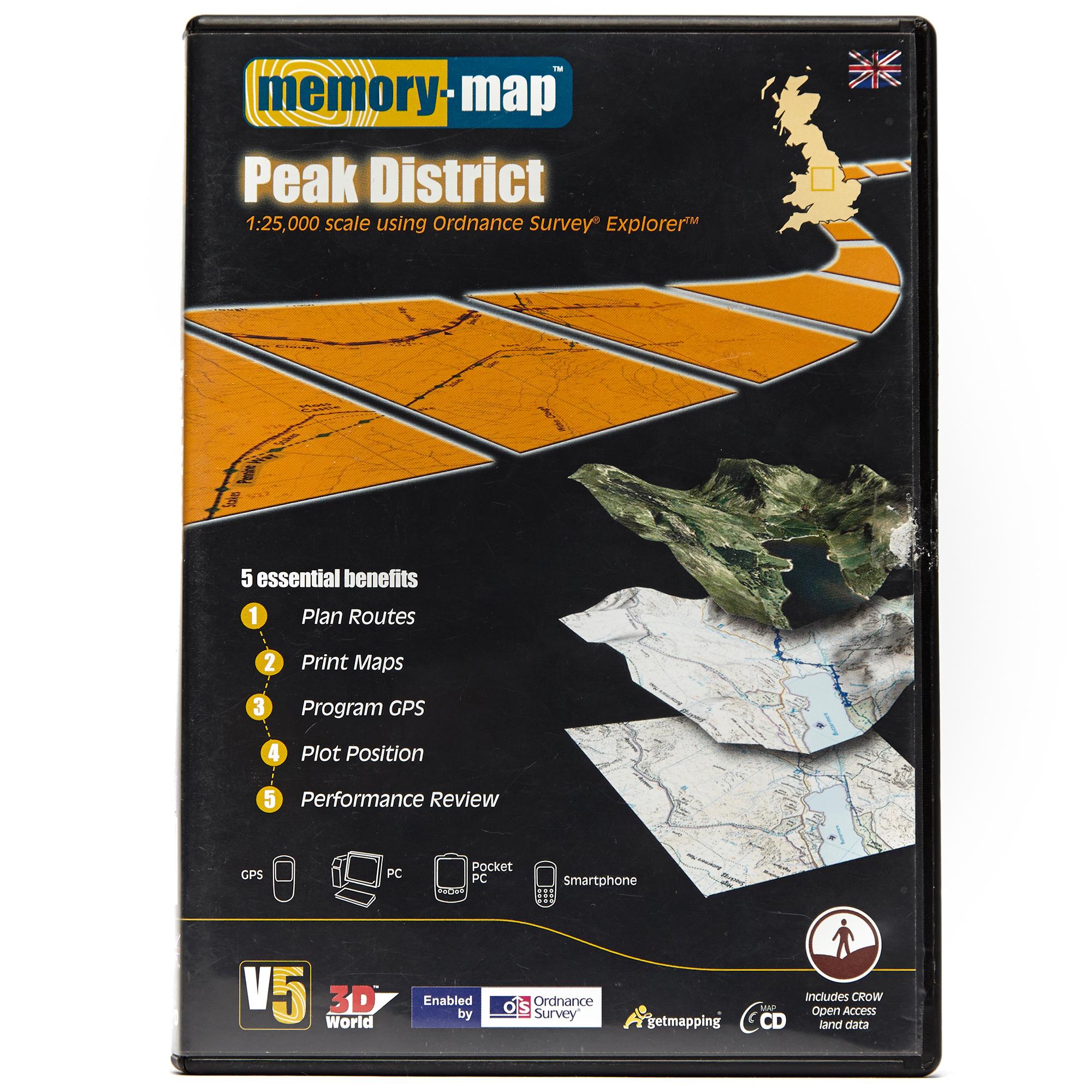 Memory Map Memory Map Explorer Peak District CD ROM - Black, Black Memory Map Memory Map Explorer Peak District CD ROM - Black, Black