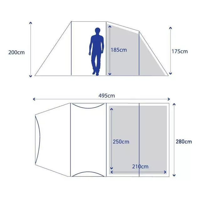 Air best sale 4 tent