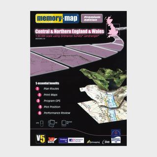Central & Northern England & Wales GPS Maps