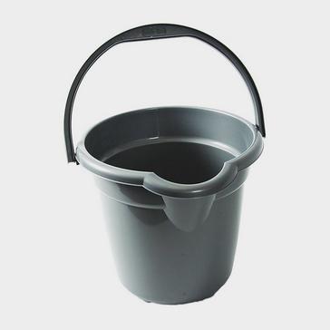 Silver WHAM Plastic Bucket (10 Litre)