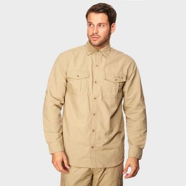 Brown Peter Storm Men’s Long Sleeve Travel Shirt