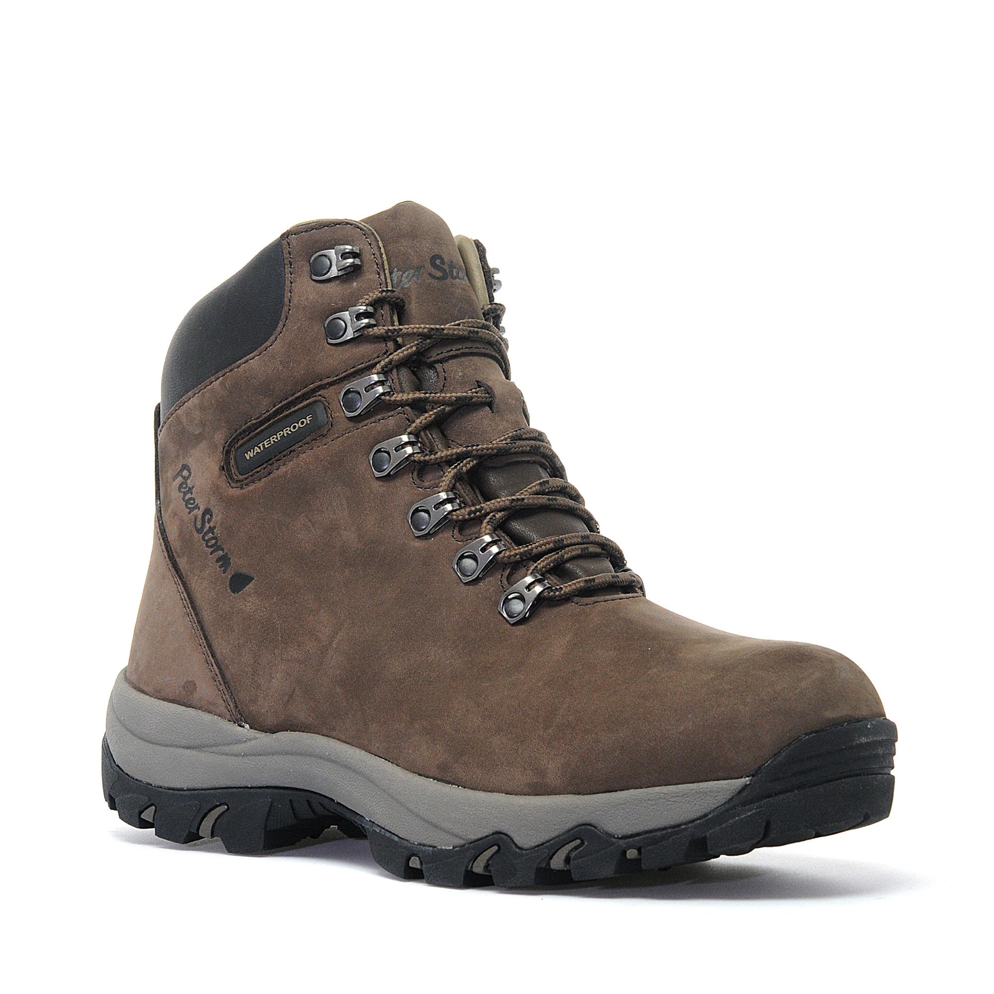 Peter Storm Mens Langdale II Waterproof Walking Boot Brown