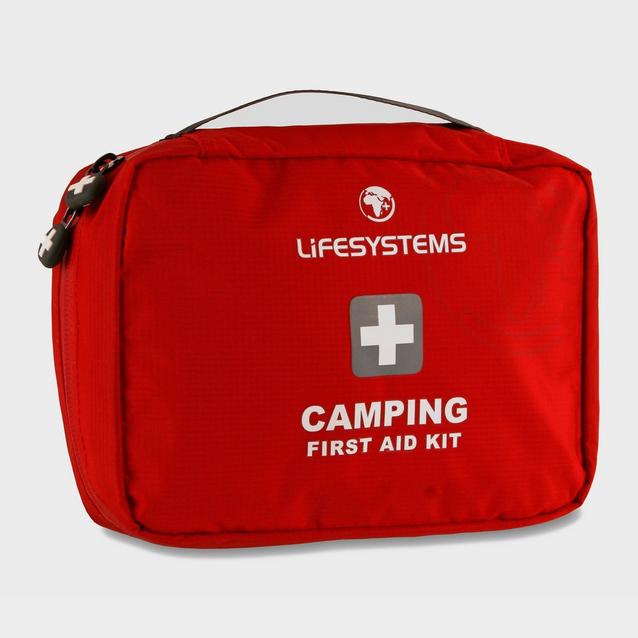 Red LIFE Camping First Aid Kit image 1