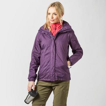 Purple Peter Storm Women's Glide Marl Waterproof Jacket