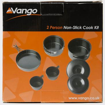 Black VANGO Non-Stick Cook Kit 2 Person
