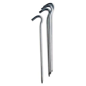 Silver VANGO 18cm Alloy Tent Pegs - 10 Pack