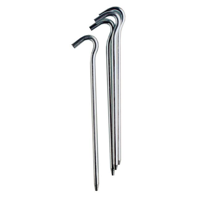 Silver VANGO 18cm Alloy Tent Pegs - 10 Pack image 1
