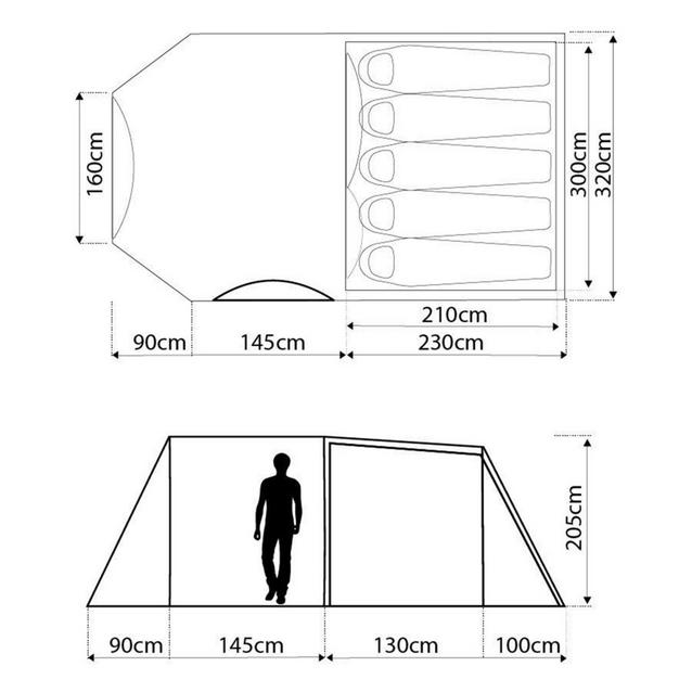 Rydal 500 5 Person Tent