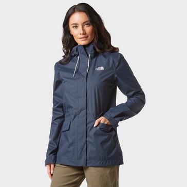 Navy The North Face Women's Exhale Waterproof Jacket