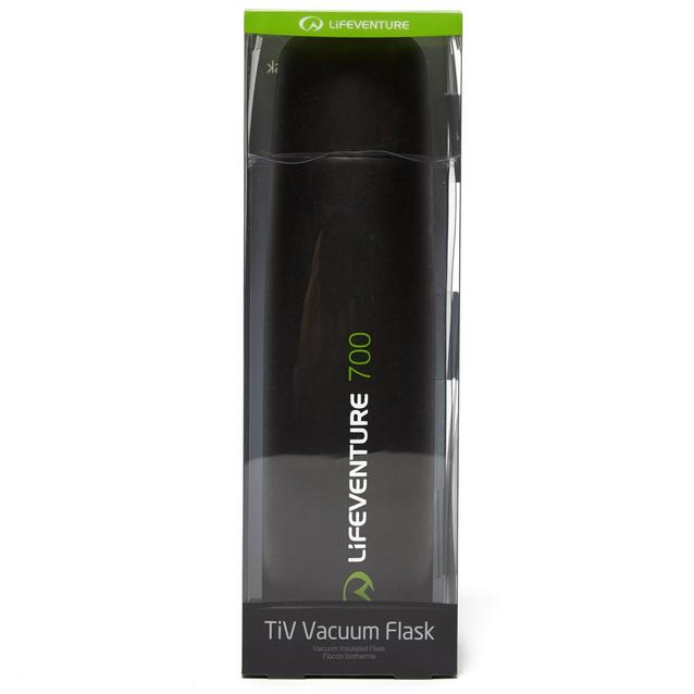 Black LIFEVENTURE Vacuum Flask 700 image 1