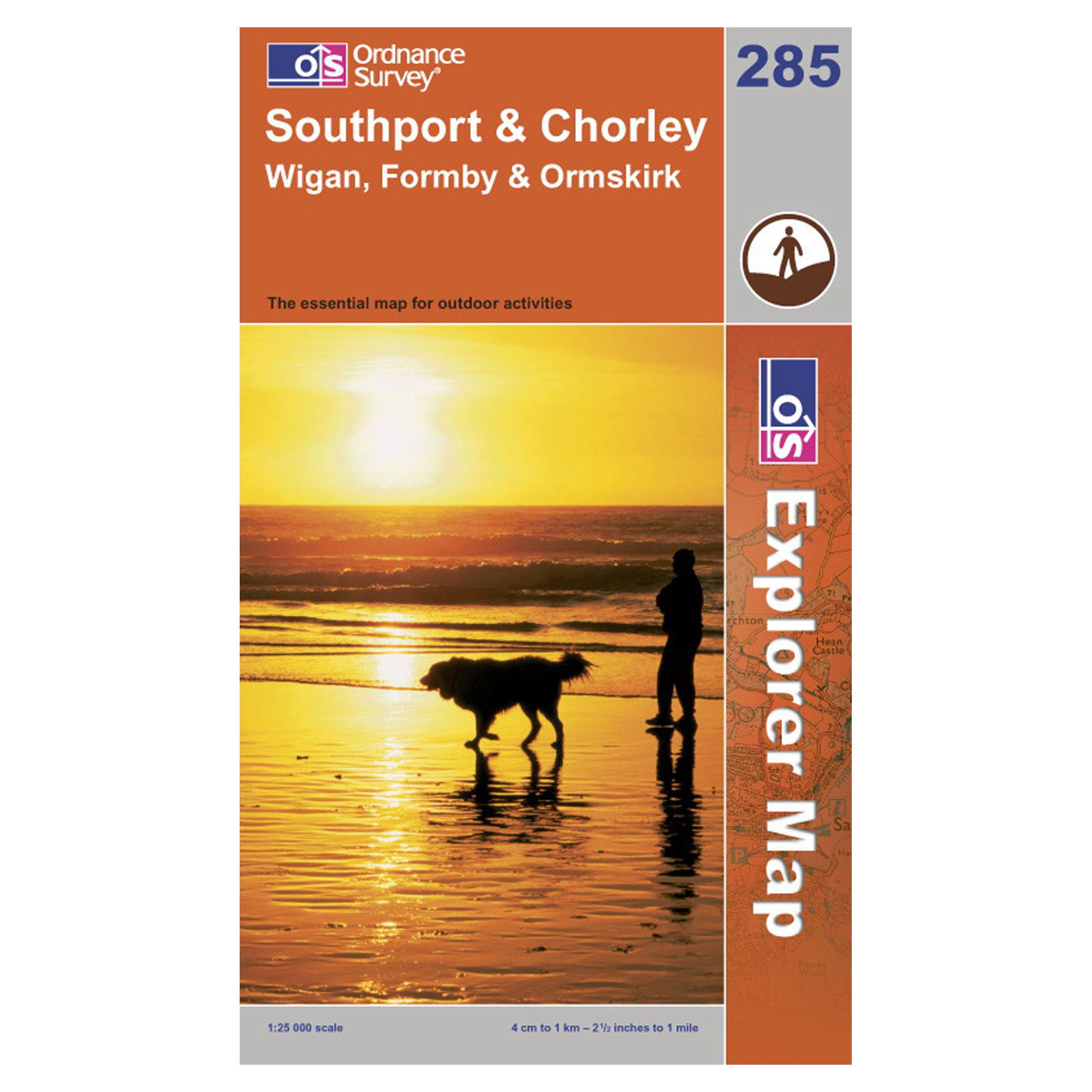 Explorer 285 Southport & Chorley Map | Fiveopia