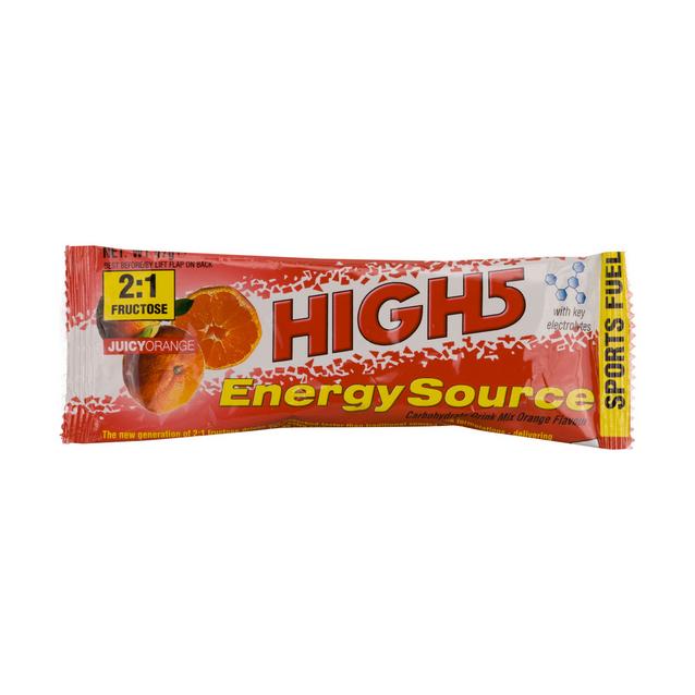 Assorted HI FIVE Energy Source Carbohydrate Sports Drink Mix - 47g Sachet - Juicy Orange Flavour image 1