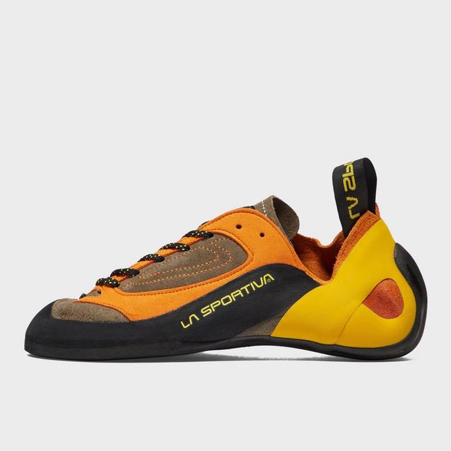 Orange on sale climbing shoes