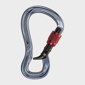 Silver Black Diamond Gridlock Screwgate Carabiner