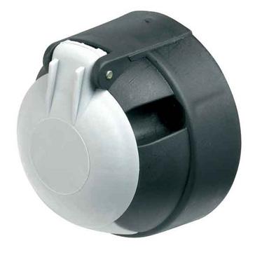 White Ring 12S 7 Pin Plastic Socket (A0028)