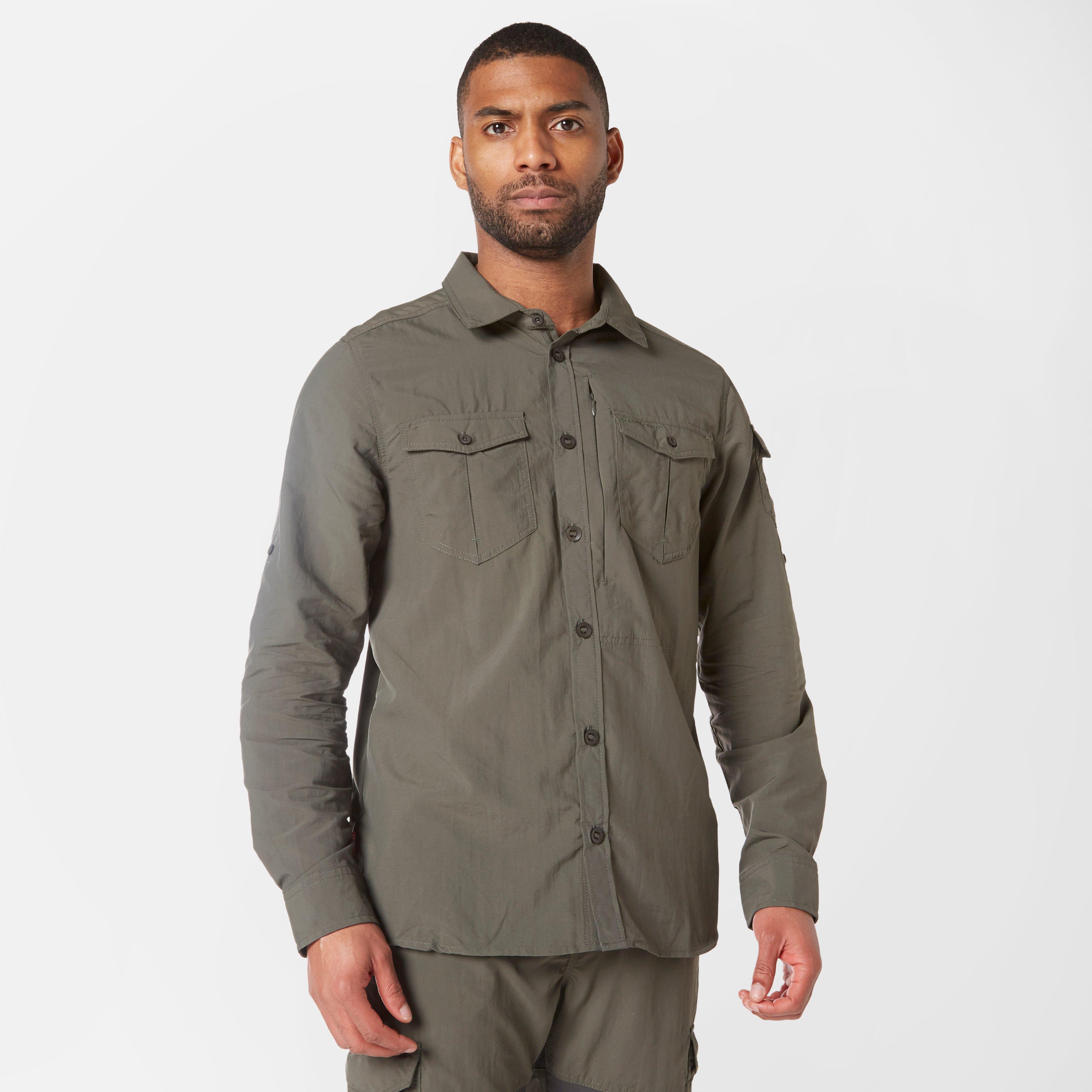 Craghoppers Craghoppers Mens NosiLife Adventure II Long Sleeve Shirt - Khaki, Khaki Craghoppers Craghoppers Mens NosiLife Adventure II Long Sleeve Shirt - Khaki, Khaki