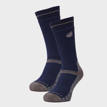 Bramble Mens light weight hiking boot socks | 3 Pairs | U.K. Size 6-11 |  Grey/ Neon walking socks, Outdoor all year comfort hiking boot socks