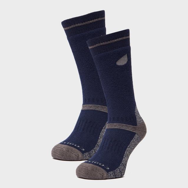 Navy Peter Storm Men's Midweight Outdoor Socks - 2 Pair Pack image 1