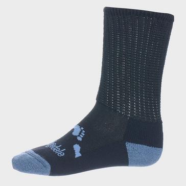 Black Bridgedale WoolFusion® Trekker Junior Sock