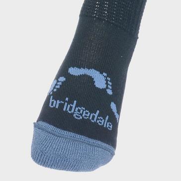 Black Bridgedale WoolFusion® Trekker Junior Sock