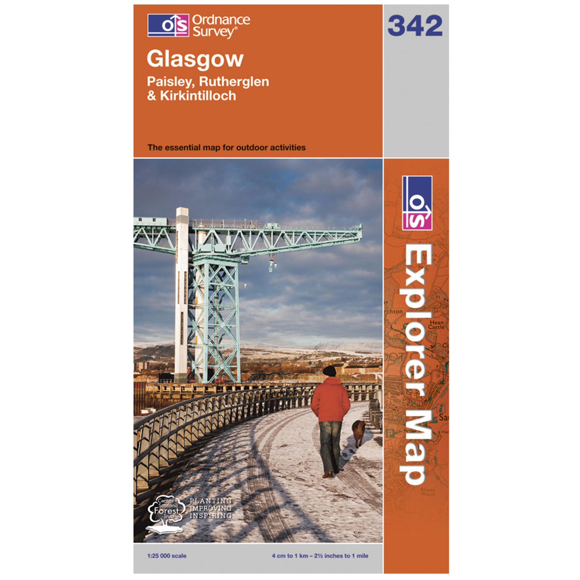 Explorer 342 Glasgow Map | Fiveopia
