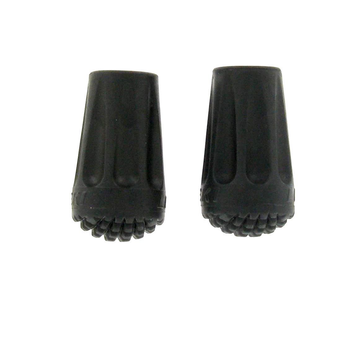 Leki Leki 2 Pack Rubber Walking Pole Tips - Black, Black Leki Leki 2 Pack Rubber Walking Pole Tips - Black, Black
