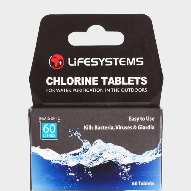 Black Lifesystems Chlorine Water Purification Tablets image 1