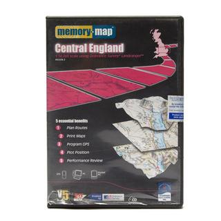 OS Landranger Central England DVD Map