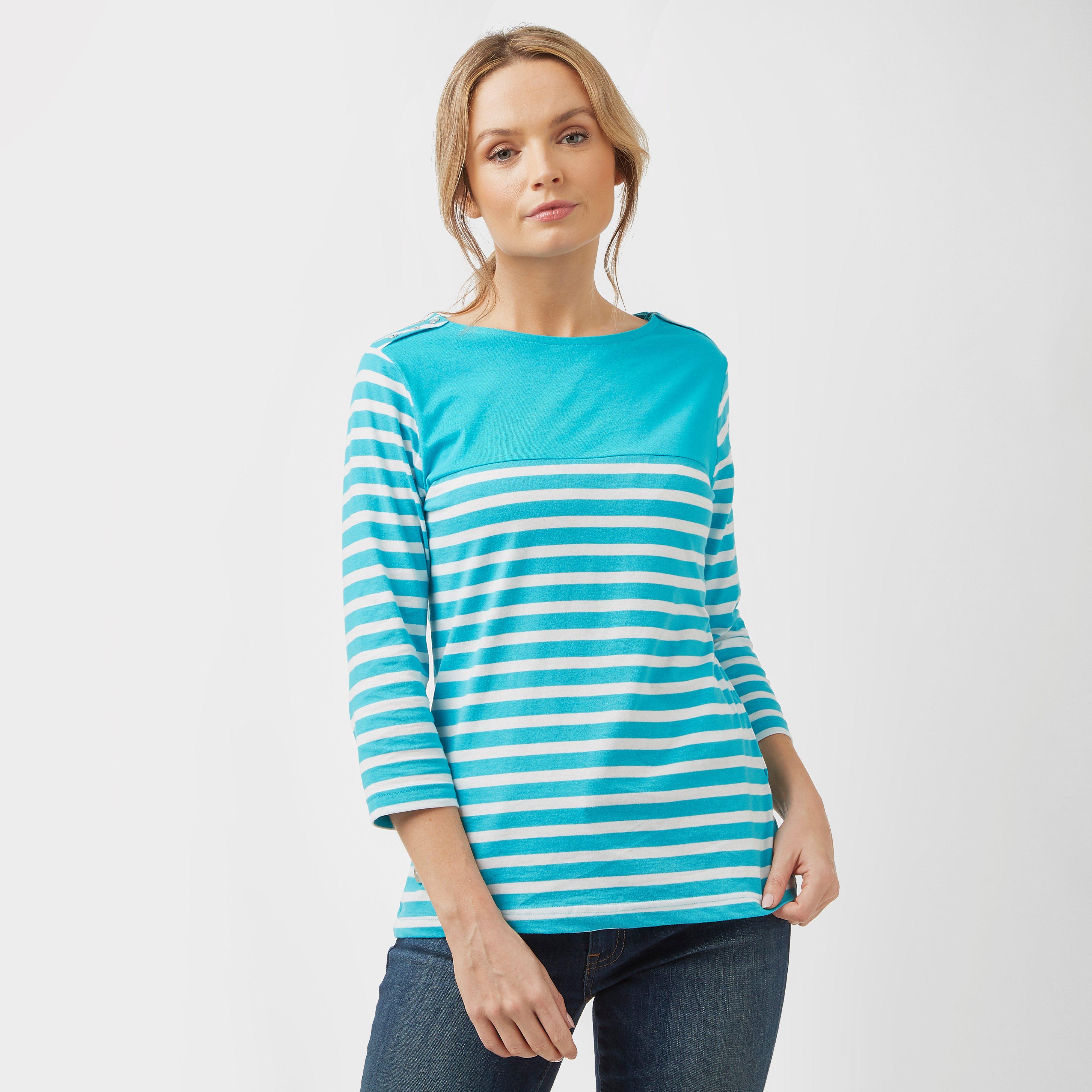 Regatta Regatta Womens Pandara Striped T- Shirt - Blue, Blue Regatta Regatta Womens Pandara Striped T- Shirt - Blue, Blue
