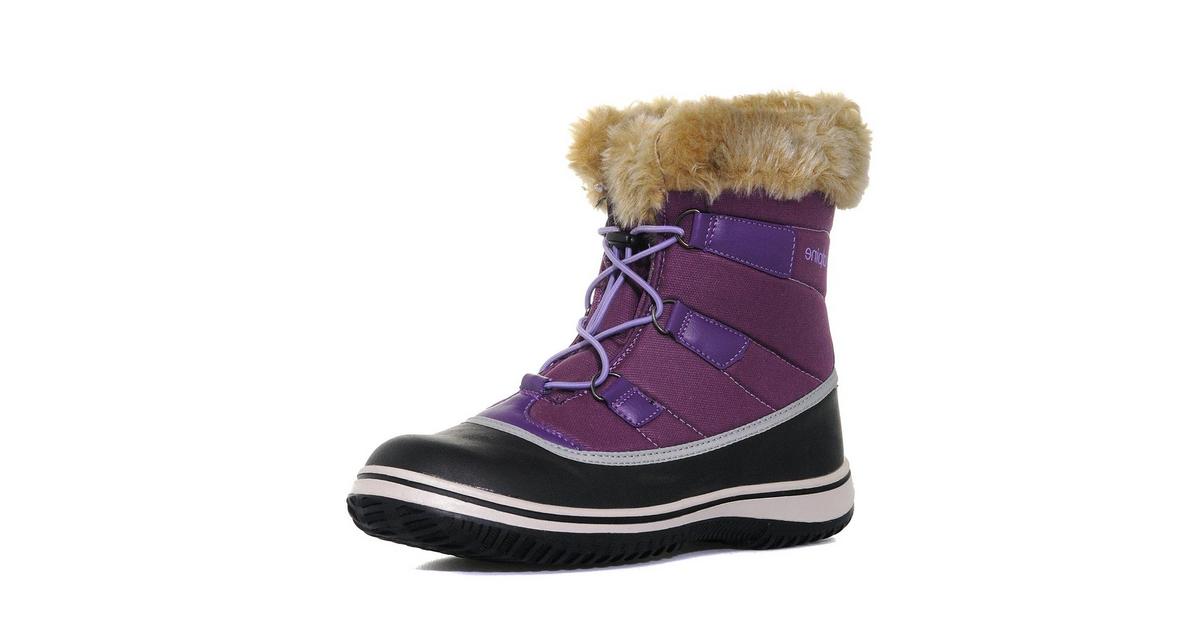 Womens purple hot sale winter boots