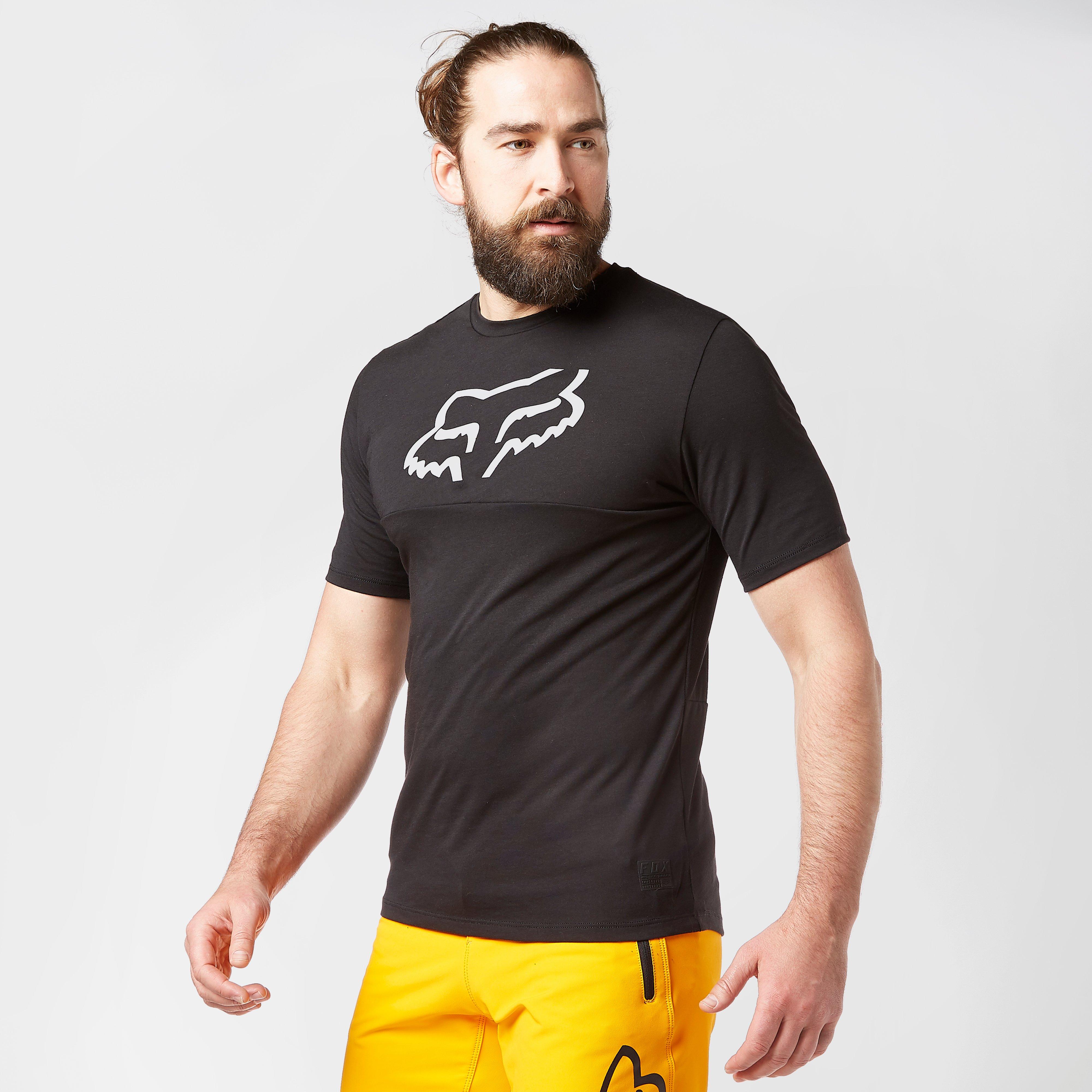 FOX Fox Mens Ranger drirelease Short Sleeve Jersey - Black, Black FOX Fox Mens Ranger drirelease Short Sleeve Jersey - Black, Black
