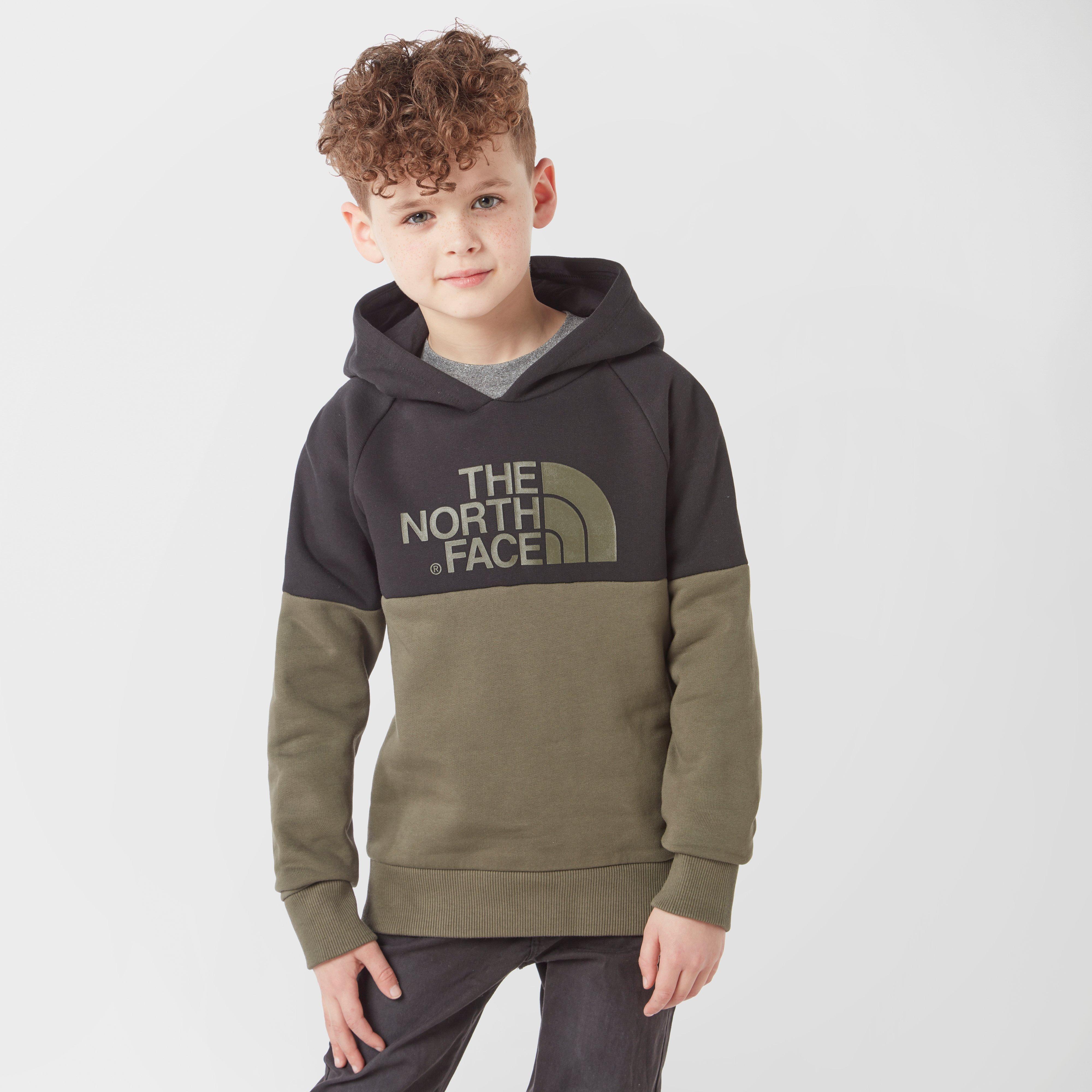 youth drew peak raglan hoodie