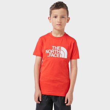 Red The North Face Kid's Easy Tee
