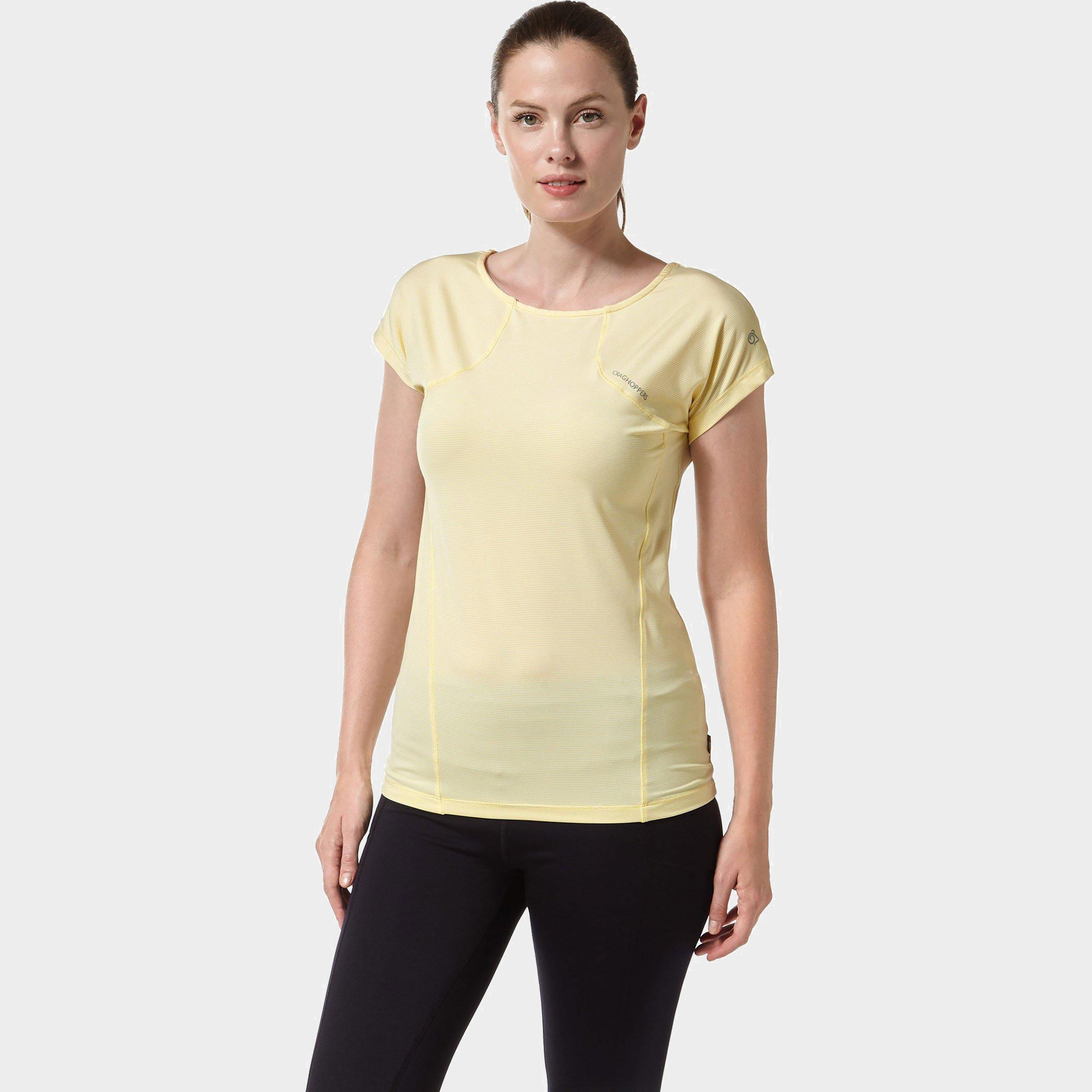 Image of Craghoppers Women's Fusion T-Shirt - Yellow/Yel, Yellow/YEL