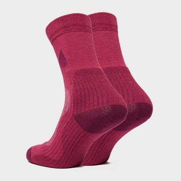 Pink Peter Storm Women's Lightweight Outdoor Socks - 2 Pair Pack